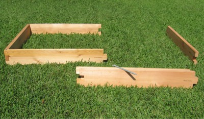4ft Cedar Raised Garden Expansion Boards