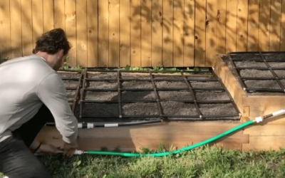 4×12 Tiered Raised Garden w/ Irrigation Built In 5 Min – Easy Growing Ep. 25