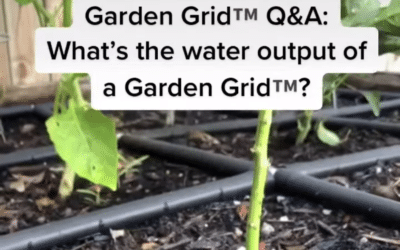 Garden Grid™ Q&A – “What’s the water output from the Garden Grid?”