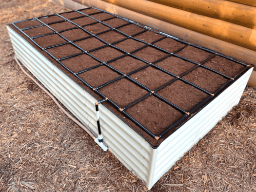 Metal Raised Garden Kit with Garden Grids (4x8)