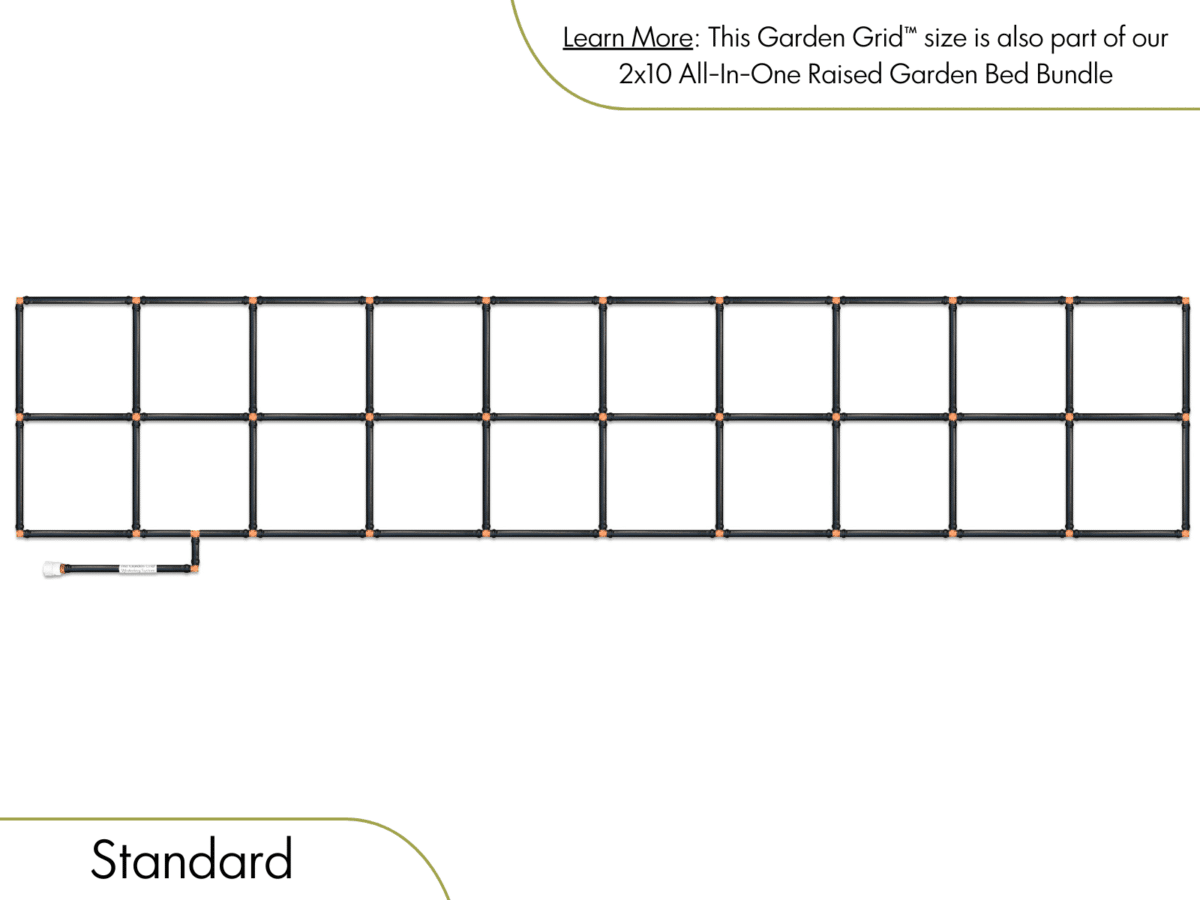 2x10 Garden Grid - Standard Corners