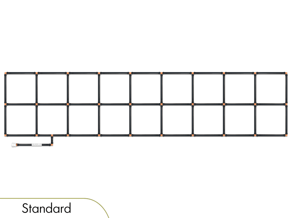 2x9 Garden Grid - Standard Corners
